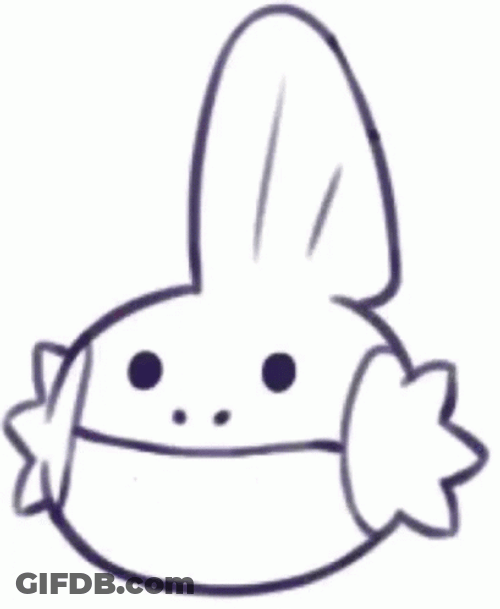 Sketch Pokémon Mudkip GIF