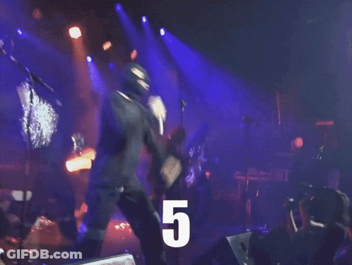 Ski Mask Man Singing Into Microphone Number 2 GIF