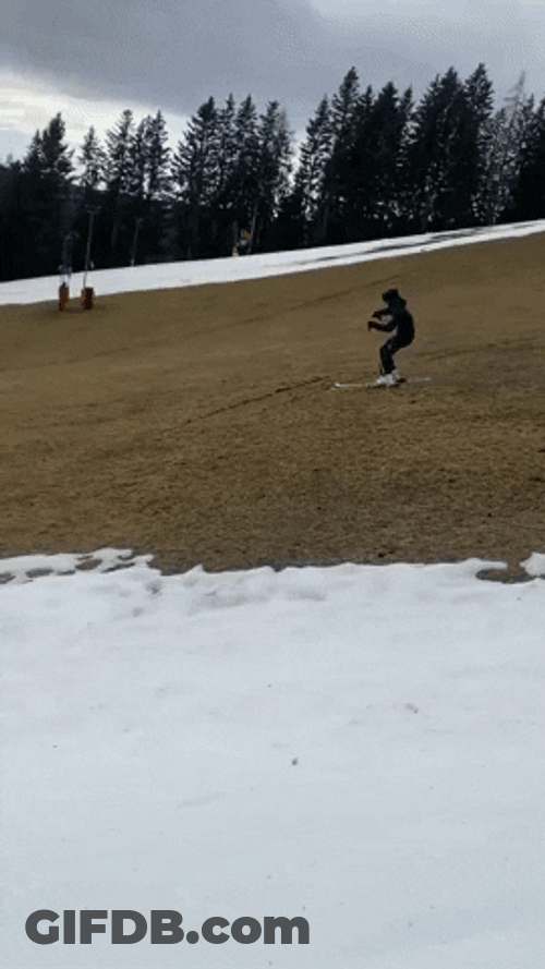 Ski Not In The Snow GIF