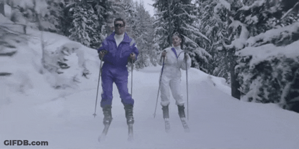 Ski Together With Dance GIF