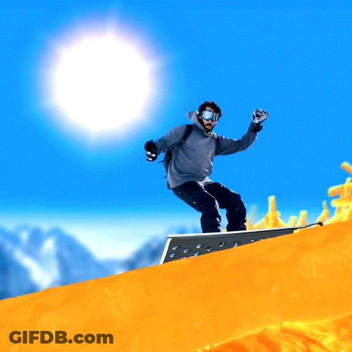 Ski Using Cheese Shredder In Cheese GIF