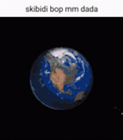 Skibidi Bop Mm Dada Earth Explosion GIF