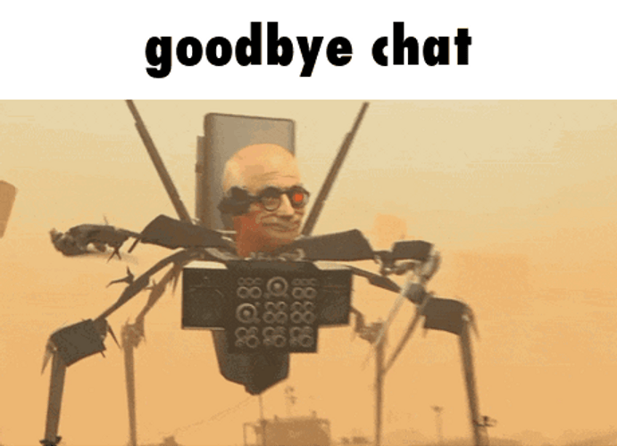 Skibidi Toilet Goodbye Chat GIF