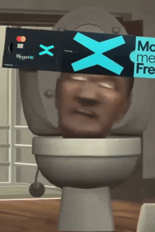 Skibidi Toilet Meme Character GIF