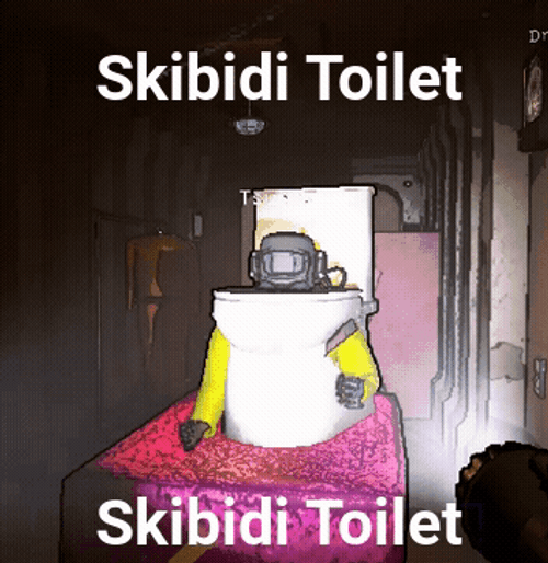 Skibidi Toilet Meme Dancing GIF