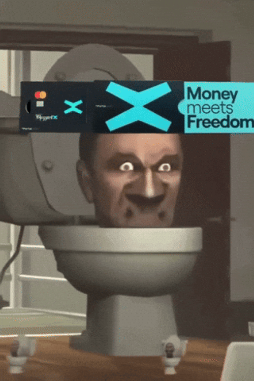 Skibidi Toilet Meme Money Meets Freedom GIF