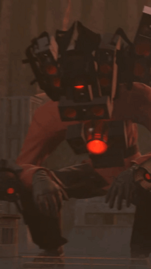 Skibidi Toilet Titan Speaker Man GIF