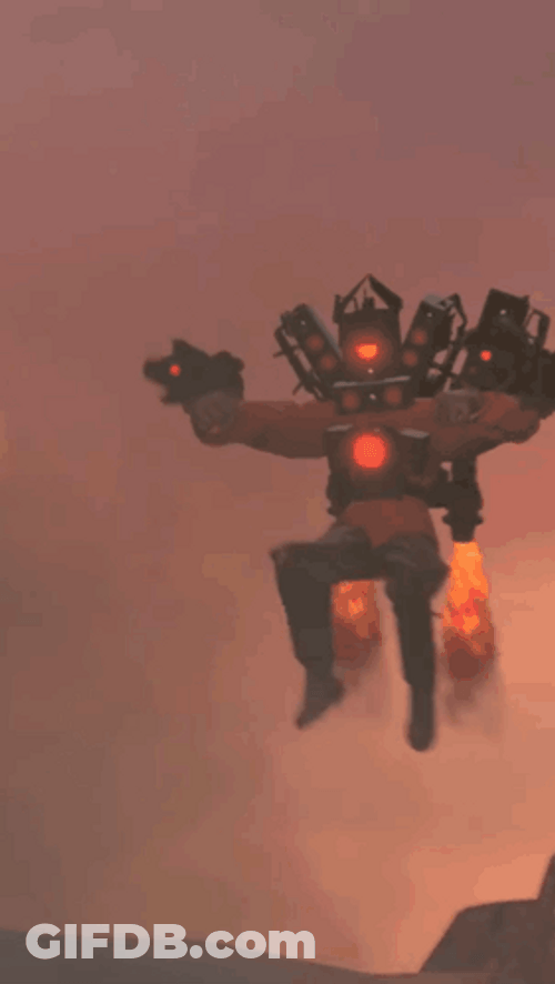 Skibidi Toilet Titan Speakerman GIF