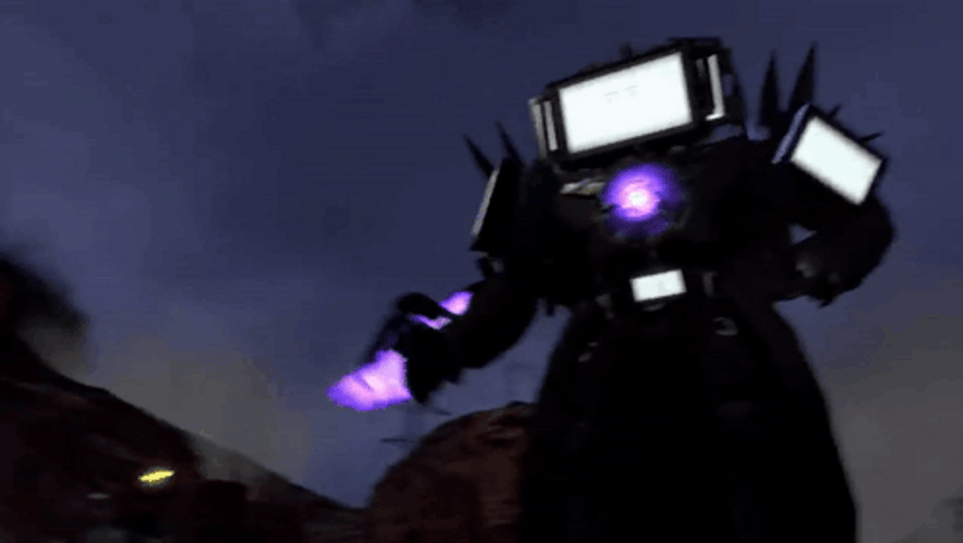 Skibidi Toilet Titan TV Man GIF
