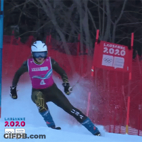 Skiing Youth Olympic Games GIF
