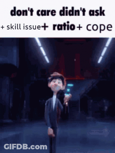 Skill Issue GIF