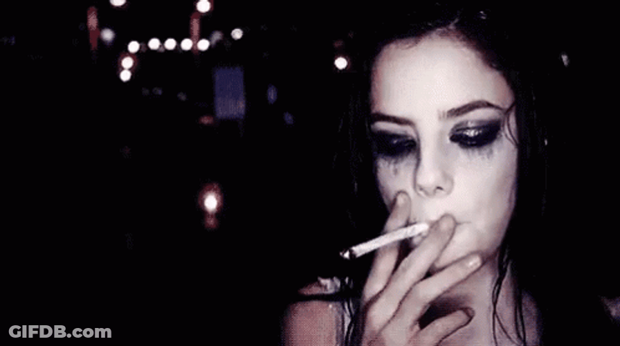 Skins Effy Stonem Blowing Cigarette Smoke GIF