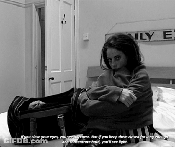 Skins Effy Stonem Comforting Herself On  Bed GIF