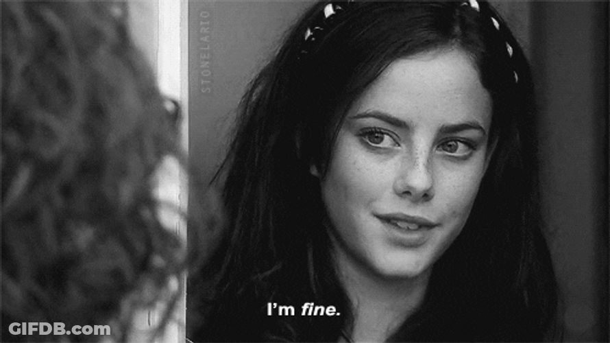 Skins Effy Stonem Convincing Herself I'm Fine GIF