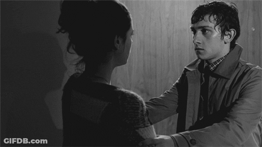 Skins Effy Stonem Dominic Kissing In The Rain GIF