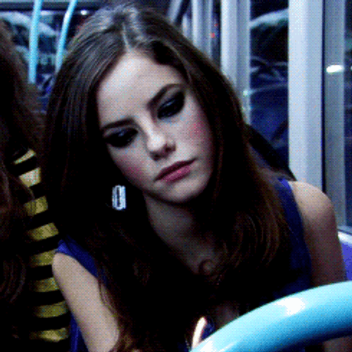 Skins Effy Stonem Playing With Fire In Bus GIF