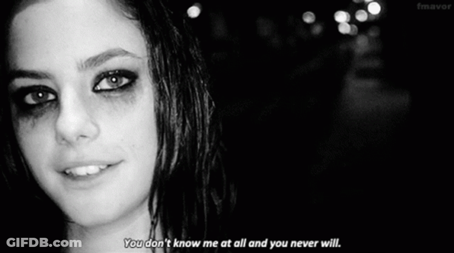Skins Effy Stonem You Don't Know Me At All GIF