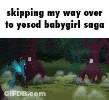 Skipping My Way To Yesod Baby Girl Saga GIF