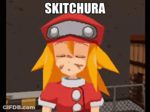 Skitchura Cartoon Character GIF