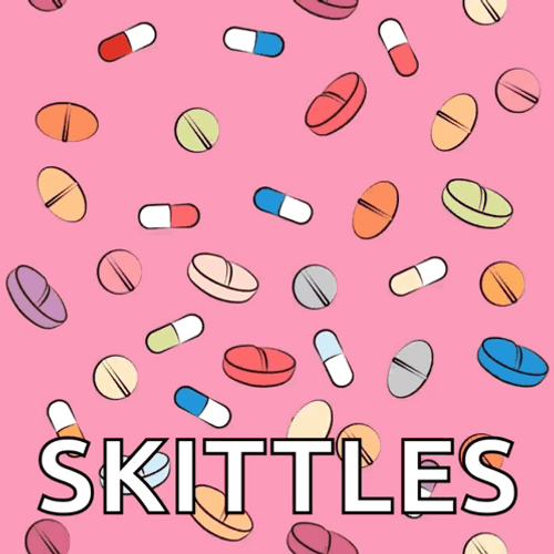 Skittles Candy Medicine GIF