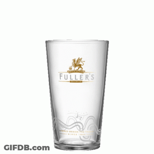 Skol Beer Fuller's Mug GIF