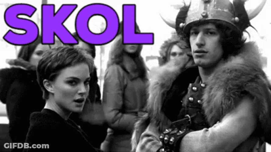 Skol Suspended Vikings Take Pause GIF