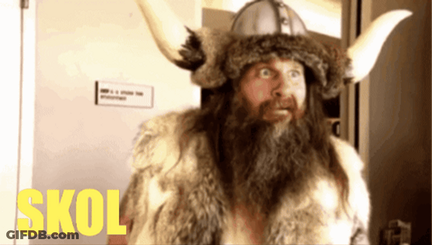 Skol Victory's Ours Vikings GIF