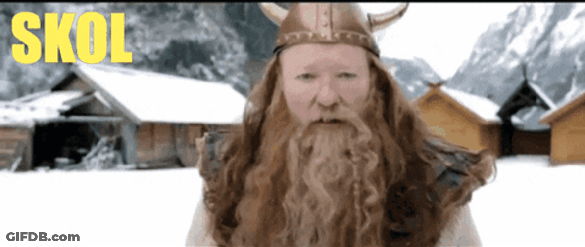 Skol Vikings Have Returned GIF