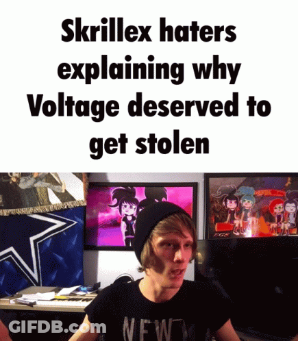 Skrillex Haters Explaining Why Voltage Deserved To Get Stolen GIF