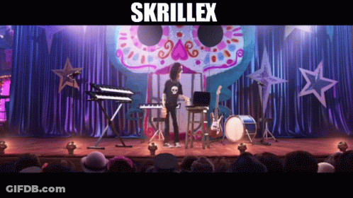 Skrillex Playing Keyboard On Stage GIF