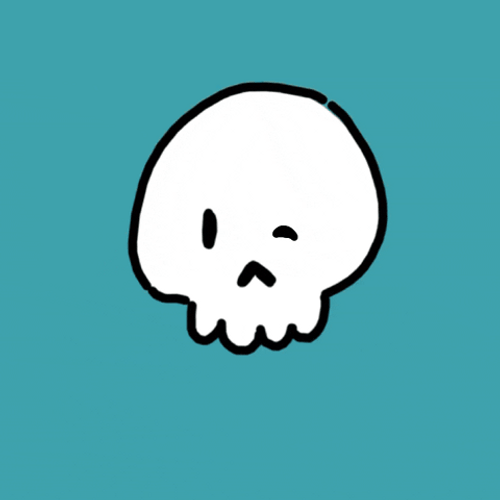 Skull Crushers Animation Face Disappear GIF