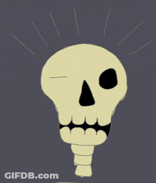 Skull Crushers Blinks GIF