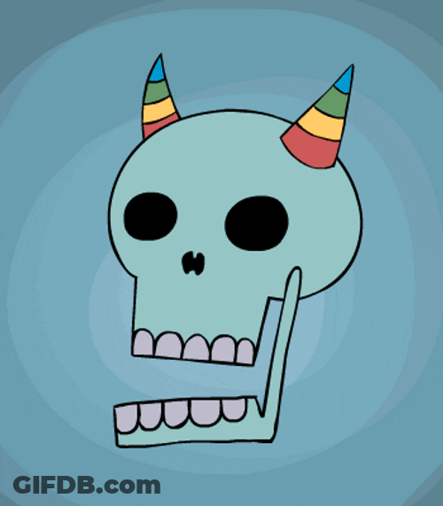 Skull Crushers Funny Face GIF