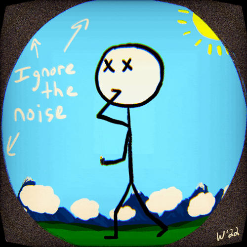 Skull Crushers Ignore The Noise GIF