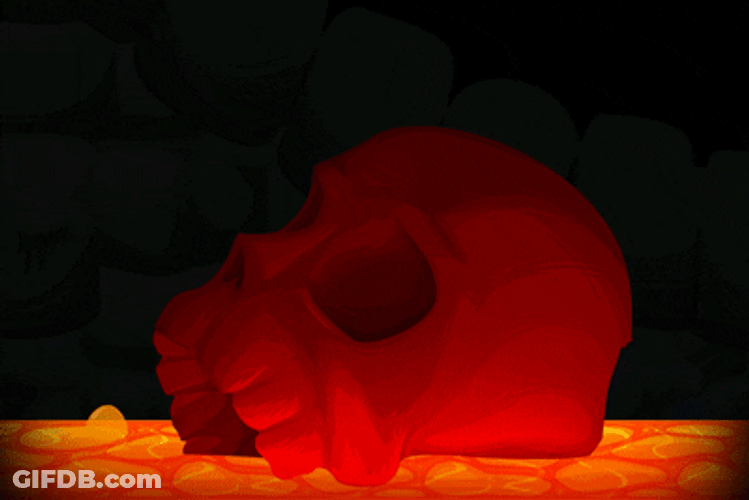 Skull Crushers Lava GIF