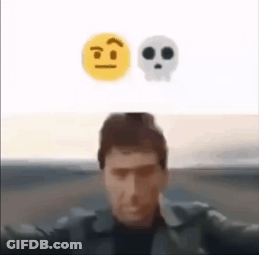 Skull Meme Burning Head GIF