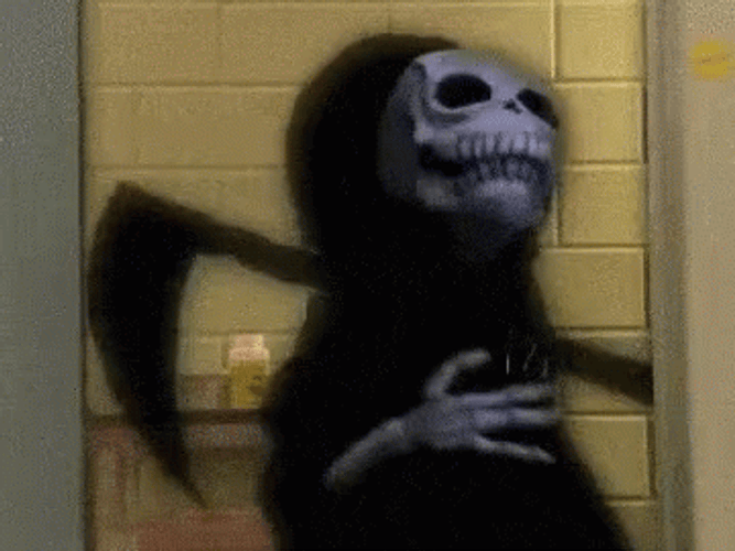 Skull Meme Mask Scary Laughing GIF