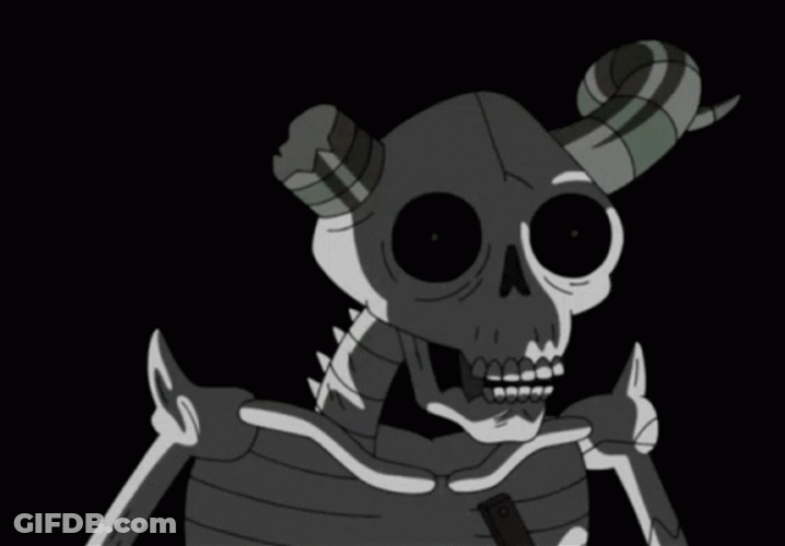 Skull Meme The Lich Guy GIF