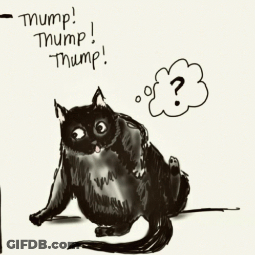 Skull Speech Bubble Saying ? ! GIF