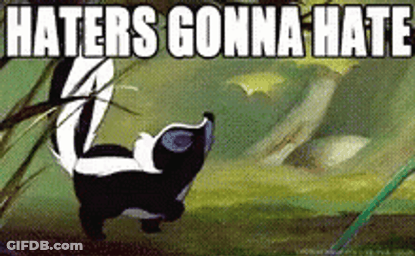 Skunk Haters Gonna Hate GIF