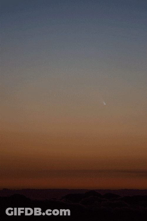 Sky Space Fire GIF