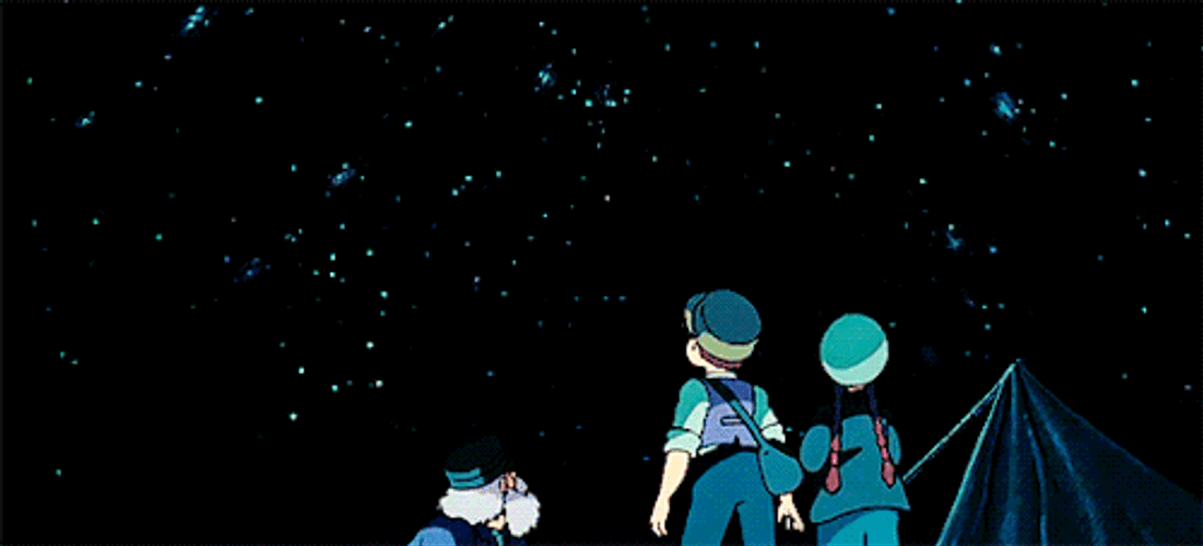 Sky Stargazing At Night GIF