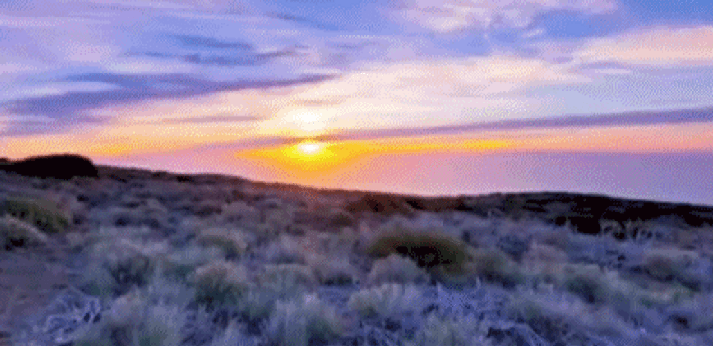 Sky Sunrise Desert GIF