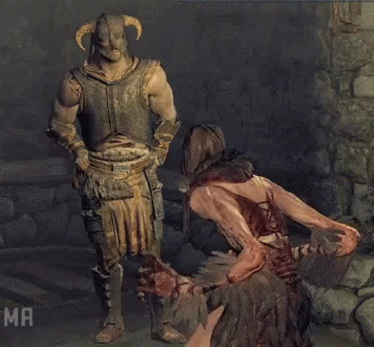 Skyrim Canon Dragonborn GIF