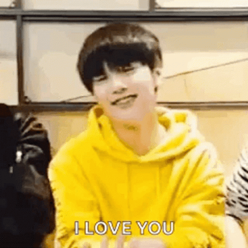 Skz Cute Jeongin I Love You GIF