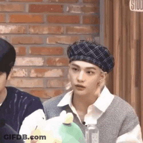 Skz Hyunjin Resting Face GIF