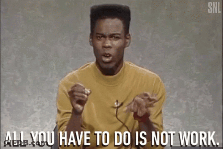 Slacker Do Not Work GIF