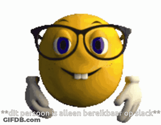 Slacker Emoji Nerd Boy GIF