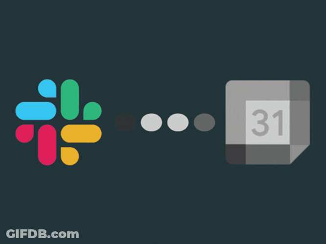 Slacker Google Calendar GIF