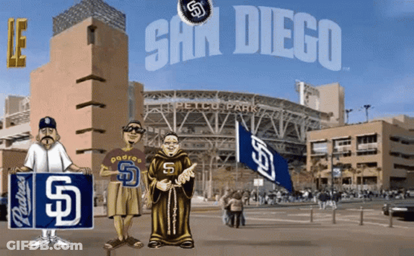 Slam Diego Padres Cool Graphics Design GIF